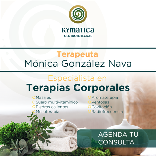Terapeuta Mónica González Nava - Servicios de SPA  $1,597.00